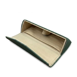 กล่องใส่แว่นตาแม่เหล็กสามทบผ้าหนังนิ่มลายเอเพ็กซ์ - Product Image 3