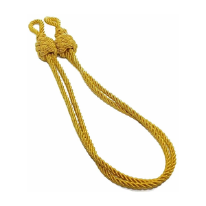 Cordón para sombrero de alambre trenzado al por mayor, accesorios uniformes, cordón para gorra hecho a mano, ajustable, con nudo, ceremonial, con tamaño y colores personalizados - Product Image 4