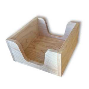 Porta Servilletas de Madera Rústico Hecho a Mano |   Organizador de Mesa Portátil para Mesa de Comedor, Decoración de Cafetería y Restaurante - Product Image 6