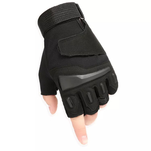 Gants de cyclisme mi-doigts unisexes avec paume rembourrée – Gants de vélo antidérapants sans doigts pour la montagne - Product Image 1