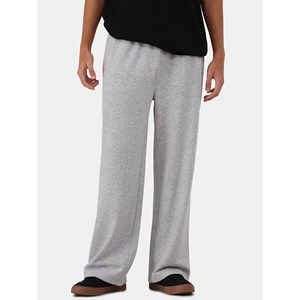 Stonefield Men's High Street Style Wide Leg <b>Drawstring</b> <b>Trouser</b> Cotton Pants Summer Breathable Fabric - Product Image 1