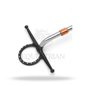 Bocado de críquet de mejillas completas con rodillos para caballo, equipo de equitación - Product Image 4