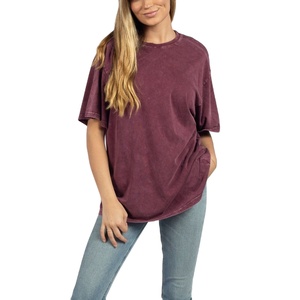 Personnalisé imprimé prix de gros haute qualité 100% coton simple Jersey T-shirt uni femmes conception personnalisée exportation de BD - Product Image 4
