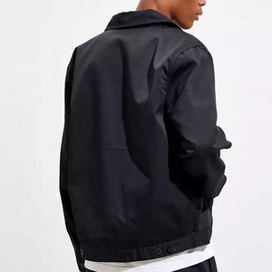 Veste en sergé de coton pour homme, haute qualité, mode personnalisée, décontractée, logo brodé, manches longues, résistante et durable - Product Image 3