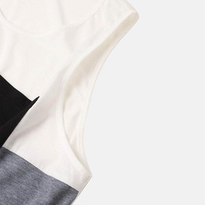 Débardeur de sport pour homme, sans manches, coupe ajustée, en polyester imprimé, pour musculation - Product Image 3