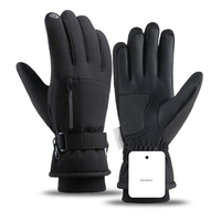 Gants longs en cuir de mouton noir personnalisés unisexes, élégants pour l'hiver, le sport quotidien, les voyages, le ski, le cyclisme, l'opéra et les soirées