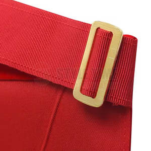 Delantal Masónico Elegante con Costuras Finas, Elementos Decorativos y Ajuste Cómodo en la Cintura para Uso Ceremonial - Product Image 6