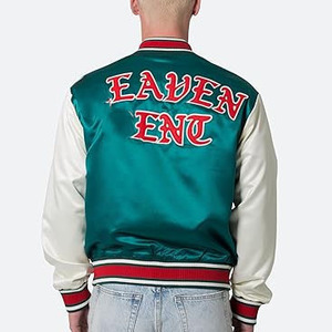 Wholesale High Quality Waterproof Spring Nylon Flight Satin <b>Jacket</b> for Men Custom Logo Plus Size Satin Varsity <b>Jackets</b> for Men - Product Image 3