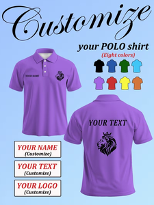เสื้อถักคอตตอนสำหรับผู้ชายผ้าโพลีเอสเตอร์/ ผ้าฝ้ายระบายอากาศได้ดีสีทึบแฟชั่นลำลอง - Product Image 2