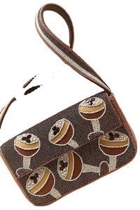 Nueva llegada diseñador hecho a mano de las mujeres embragues con cuentas colorido personalizado bandolera moda al por mayor bordado costura - Product Image 5