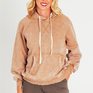 Servicio OEM al por mayor: Sudaderas con capucha para mujer con lavado ácido, último diseño, hechas en Pakistán. - Product Image 1
