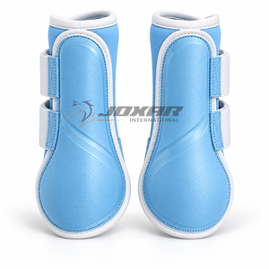 Bottes de brossage pour chevaux légères et respirantes, doublure rembourrée, fermetures sécurisées, soutien flexible, confortables pour une utilisation quotidienne en équitation - Product Image 3