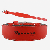 Ceinture de soutien lombaire réglable en cuir de vachette pour haltérophilie, squats, soulevés de terre, avec boucle PowerLever en acier