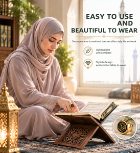 Anello Ayah per l'apprendimento del Corano, selezione completa delle sure del Corano, in più lingue, regalo islamico per dispositivi mobili - Product Image 3