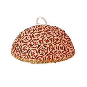 Cesta de cubierta de bambú colorida, filtro de malla de bambú, productos de bambú hechos a mano, hechos en Vietnam - Product Image 2