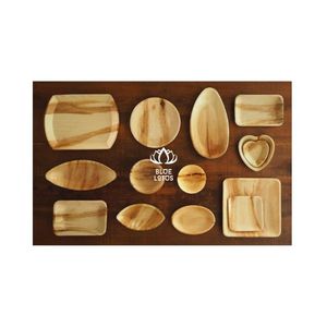 BEST SELLER GEM LE Assiette en feuille de palmier pour table de restaurant en plein air et présentation de repas pique-nique Vietnam - Product Image 1
