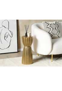 Mesa de Centro Moderna con Diseño Acanalado para Sala de Estar, Mueble Decorativo - Product Image 4