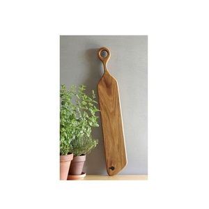 Planche à découper en bois d'olivier naturel, faite à la main, planche à hacher solide, planche de service rustique pour la cuisine avec une belle veine artisanale - Product Image 4