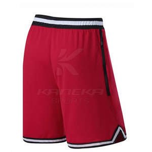 Shorts de basketball confortables 100 % coton, tricotés, unis, décontractés, taille mi-haute, séchage rapide, légers, en maille, pour équipe, service OEM de haute qualité - Product Image 2