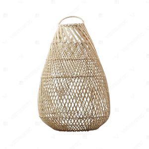 Vietrustic <b>Top</b> Sale Garden Lantern Glass Candle Holder Bamboo Rattan Lantern Wicker Holder Candle - Product Image 3