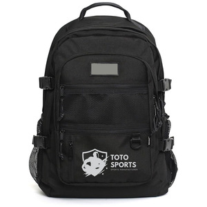 Sac à dos scolaire quotidien léger, grande capacité, avec poignée, poche latérale pour bouteille, fermeture éclair fluide, design élégant et confortable, logo personnalisé - Product Image 1