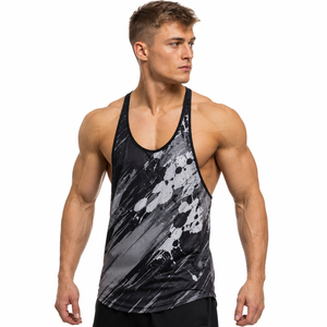 Camisetas Deportivas Sublimadas para Hombre, Ropa de Gimnasio, Camiseta Deportiva sin Mangas, Ropa Deportiva Ligera de Secado Rápido - Product Image 3