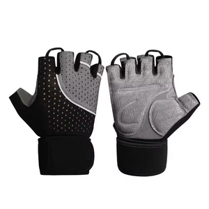 Compression Straight Cuff Fingerless <b>Weight</b> Lifting <b>Gloves</b> Breathable Durable Hand <b>Gloves</b> Unisex Cycling Gym <b>Gloves</b> Men - Product Image 1