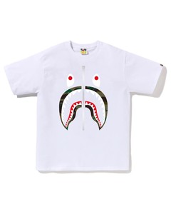 เสื้อยืดแขนสั้นคอกลมลายพรางฉลามสำหรับผู้ชาย ผ้าถักพิมพ์ลาย 100% ผ้าฝ้าย สไตล์สตรีท ทรงปกติ เป็นมิตรกับสิ่งแวดล้อม น้ำหนัก 320 กรัม - Product Image 4