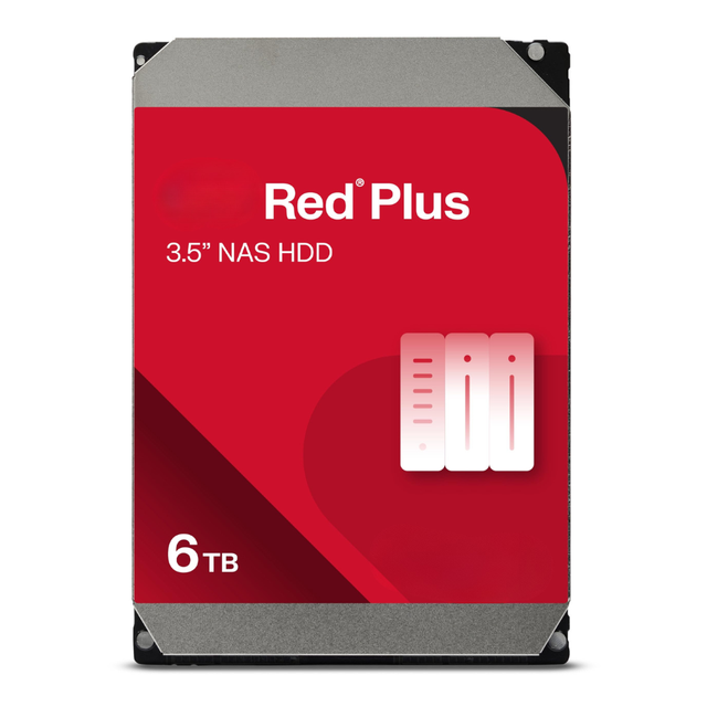 NEW 6TB 3.5 Inch Internal NAS Hard Drive SATA 6Gb/s 5400RPM 128MB Cache High Performance Metal Shell Desktop Storage HDD Red