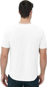 เสื้อยืดคอโอทรงหลวมผ้าฝ้ายสำหรับผู้ชาย ออกแบบโลโก้ได้ตามต้องการ แขนสั้น ไซส์ใหญ่ ป้องกันขนร่วง - Product Image 1