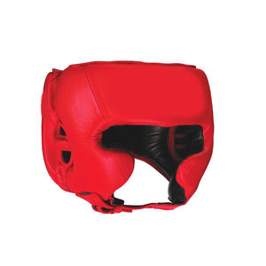 High Quality PU Leather Round Boxing <b>Head</b> Guard Customizable for <b>Training</b> Unisex Breathable Custom Brand - Product Image 4