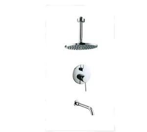 Upc Wall Surface Mounted Bathroom Bath And Shower Faucet