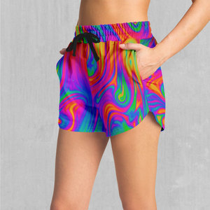 Women's Custom Sublimation Print Summer Sport Shorts Fashionable Swim Board Shorts for Beachwear <b>Bikinis</b> 1 Piece - Product Image 3