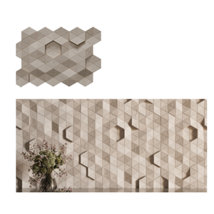 Revêtement mural en pierre naturelle en forme de nid d'abeille, panneau mural décoratif texturé 3D pour l'intérieur et l'extérieur - Product Image 4