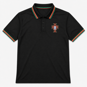 Camiseta Deportiva Negra de Manga Corta para Hombre, Unisex, Bordada, de Secado Rápido, Tejida en Poliéster, con Logotipo de Equipo de Fútbol, Personalizable OEM ODM - Product Image 4