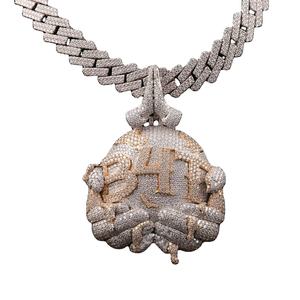 B4T personalizado Moissanite diamante colgante estilo Hip Hop joyería para fiestas bodas y regalos - Product Image 2