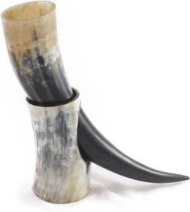 Corne à boire viking de qualité export, prix bas, cornes à boire médiévales, corne à boire viking en corne de vache et d'ox BY PERFECT ENTERPRISES - Product Image 5