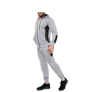 ชุดวอร์มผู้ชาย แขนยาว แจ็คเก็ตซิปเต็มตัว และกางเกงขายาว ชุดออกกำลังกาย 2 ชิ้น ชุดวอร์มกันลมสำหรับผู้ชาย - Product Image 6