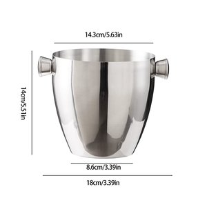 Best Selling Heavy Duty Stainless Steel Wine Cooler Bucket Double Wall Insulated Champagne <b>Beer</b> Ice <b>Chiller</b> for Restaurants - Product Image 3