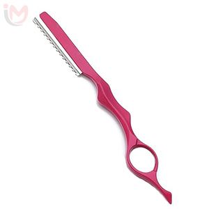 <b>Single</b> <b>Blade</b> <b>Razor</b> Stainless Steel <b>Blade</b> Plastic Handle Face Shaving Tool Barber Shop Use Female - Product Image 4