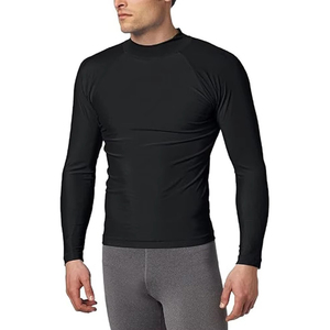 Camiseta de Manga Larga con Protección Solar, Cuello Redondo, Color Verde Menta, para Natación, Deportes Acuáticos, Ropa Deportiva - Product Image 2