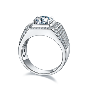 Bagues de mariage en moissanite pavée certifiées GRA, plaquées or, en argent sterling 925, métal lourd et précieux, micro-incrustation, romantiques pour femme - Product Image 4