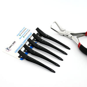 Outils pour extensions de cheveux, pinces de sélection, pinces de sectionnement pour salon de coiffure, grandes pinces crocodiles, pinces de coiffure, pinces de séparation des cheveux - Product Image 1