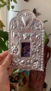 American <b>Wall</b> Hanging, European Retro <b>Wall</b> Carved ex-votos Decorative <b>Mirror</b> sacred heat home decor - Product Image 2