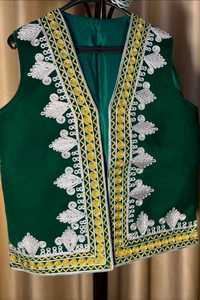 Mens Casual Traditional Afghani Woolen Waistcoat with Breathable Hand Embroidery for Autumn Festive Events Cultural Occasions - Product Image 5
