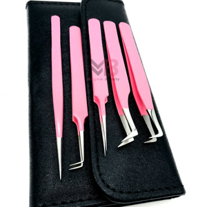 Pinzas Profesionales Personalizadas para Extensión de Pestañas con Agarre Perfecto para Pestañas y Manicura, Antimagnéticas y Duraderas - Product Image 4