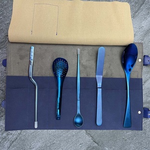 Kit de Plats de Présentation Altomme Instruments Chef 5 Pièces en Acier Inoxydable Finition Miroir Antidérapant Compatible Lave-Vaisselle – Ensemble d'Outils Culinaires de Haute Qualité - Product Image 6