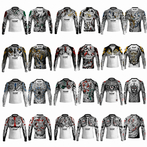 Rashguards de BJJ con Degradado de Color, Venta Caliente 2026, Rashguards de MMA de Alta Calidad con Diseño Personalizado, Rashguards Comprimidos al por Mayor - Product Image 2