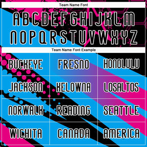 Uniforme de Voleibol Sublimado de Alta Calidad, Personalizado, con Diseño Geométrico en Negro, Azul Cielo y Rosa, Transpirable, para Hombre - Product Image 4