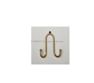 Rustic brass wall <b>hooks</b> for country style homes providing dependable hanging support daily use needs indoors <b>outdoors</b> - Product Image 2